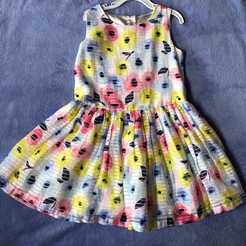 EUC Cherokee Girls Floral Dress Size 6/6X